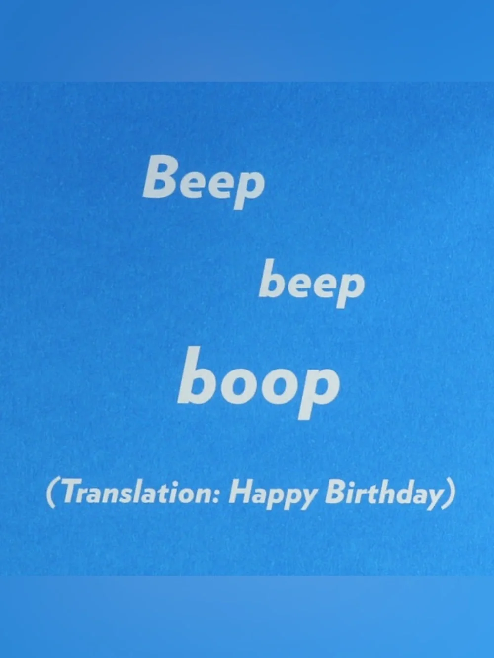 NEW PAPYRUS R2D2 Birthday Card - copy for exposure